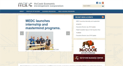 Desktop Screenshot of mccookne.org